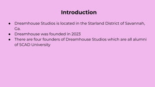 Dreamhouse Studios Savannah Campaign Book Presentation | PDF