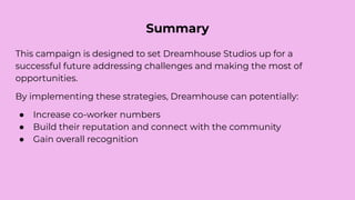 Dreamhouse Studios Savannah Campaign Book Presentation | PDF