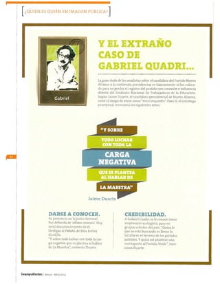 Los presidenciables en 2012