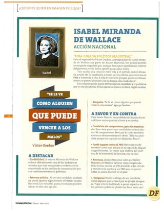 Los presidenciables en 2012