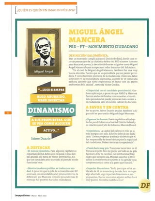 Los presidenciables en 2012