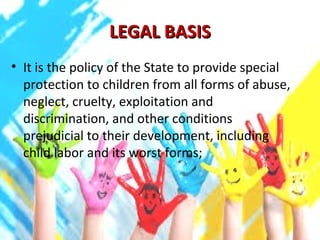Campaign for child labor free brgys provincial | PPT