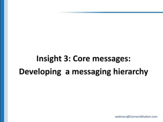 <3 pages 4. Segmentation by Content Viewed Key landing page