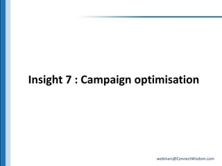 Insight 5: Comms strategy  