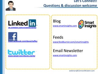 Q. How clear is your offer? Need focused offer (s) – depending on objectives: Awareness  List-building Lead generation Sales Number of offers per ad or e-mail campaign? Primary offer / message Secondary offer / message ? Number of calls-to-action ?Vary offer through campaignRemember “institutional messages”Unique web offers?46