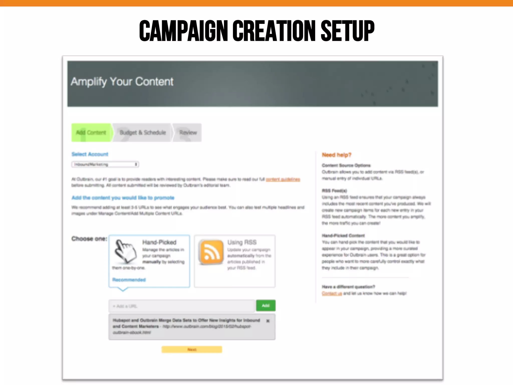 CAMPAIGNCREATION SETUP
 