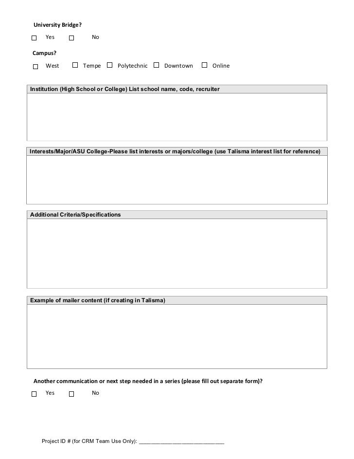 Campaign request form-colleges
