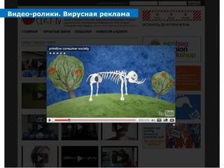 Видео-ролики. Вирусная реклама 
