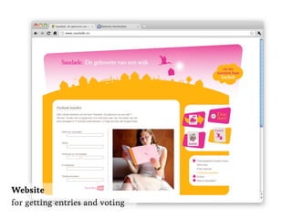 Website
for getting entries and voting
 