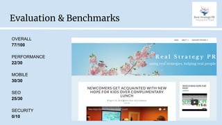 Evaluation & Benchmarks
OVERALL
77/100
PERFORMANCE
22/30
MOBILE
30/30
SEO
25/30
SECURITY
0/10
 