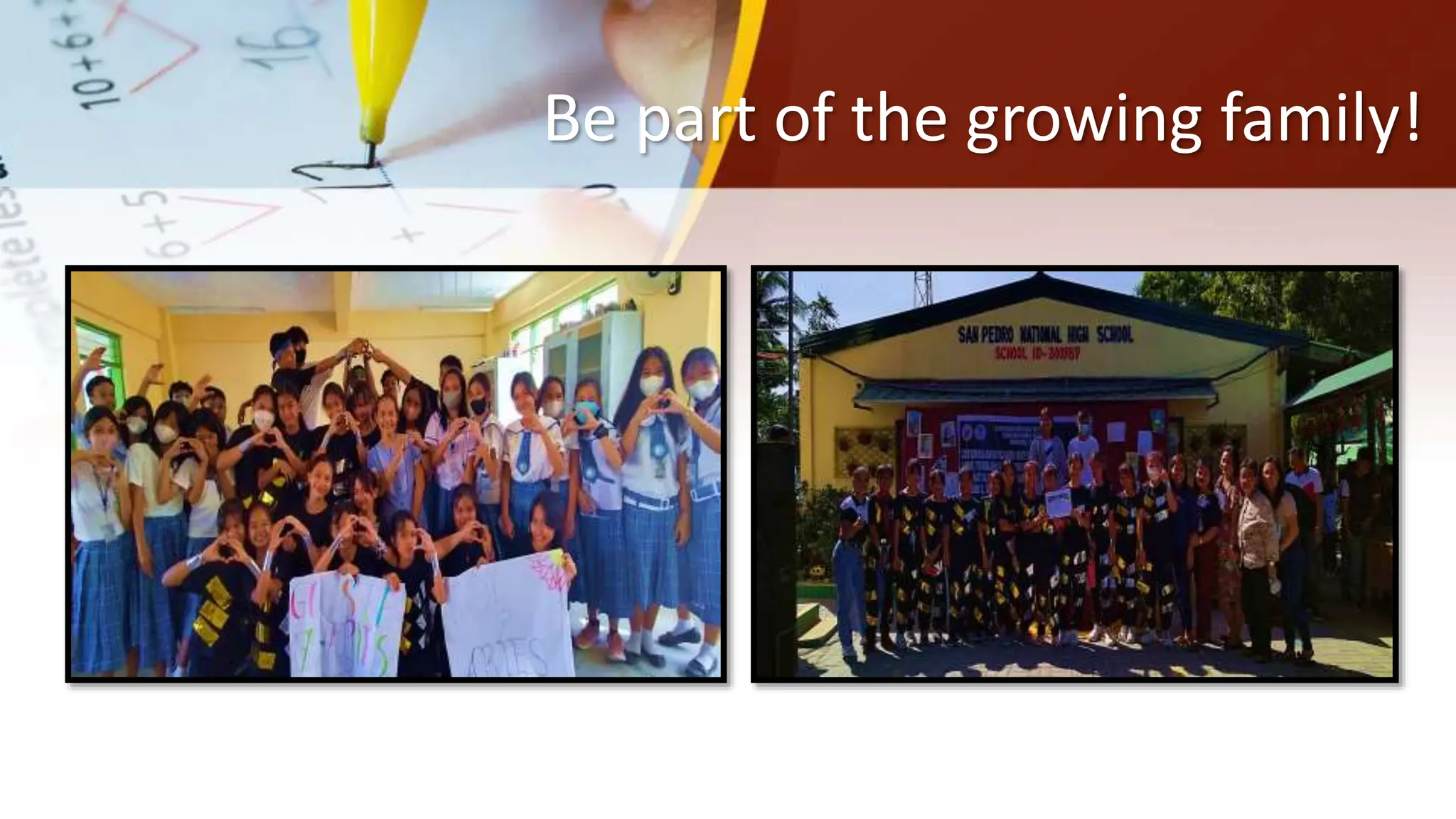 Be part of the growing family!