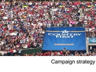 Campaign strategy 