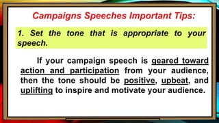 Campaign vs advocacy.pptx for. Grade 10 students | PPTX