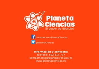 Campamento planeta-ciencias 2015