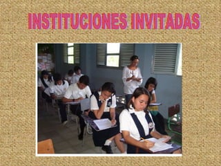 INSTITUCIONES INVITADAS 