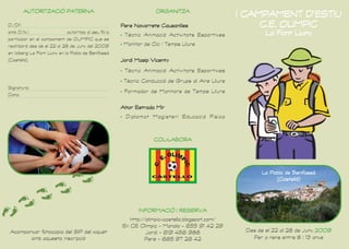 Campamento Olimpic Castelló