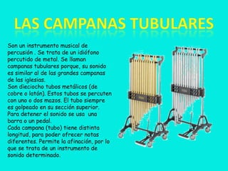 Campanas Tubulares Natalia Manas Campanas Tubulares Natalia Manas
