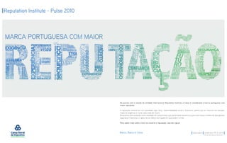 Campanha Reputação CGD Nov 2010