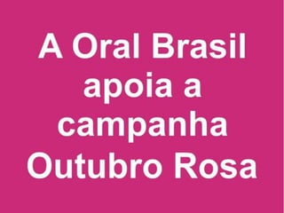 Campanha outubro rosa