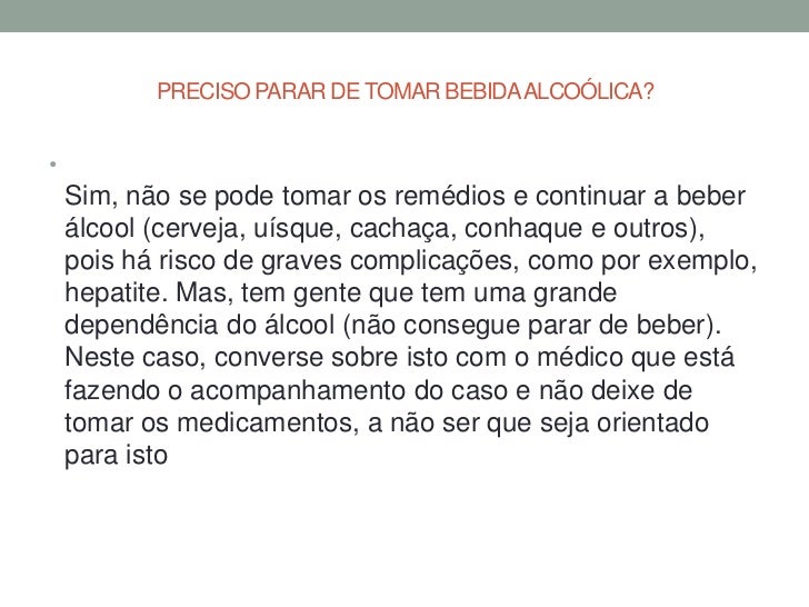 Não beba a esposa muito