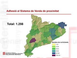 Adhesió al Sistema de Venda de proximitat
Total: 1.298
 