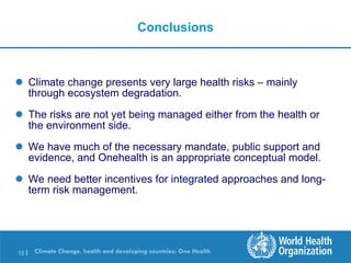 Climate Change and Health in Developing Countries: overcoming ...