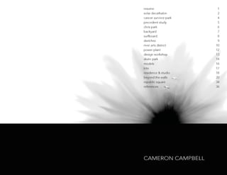 Cameron Campbell Portfolio March 2008