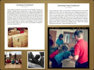 Camp cardboard DeFT