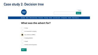 Case study 2: Decision tree
 