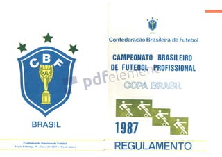 Regulamento oficial do Campeonato Brasileiro de 1987
