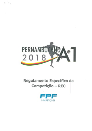 Regulamento do Campeonato Pernambucano de 2018