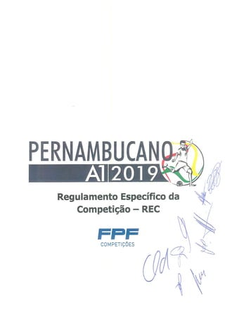 Regulamento do Campeonato Pernambucano de 2019