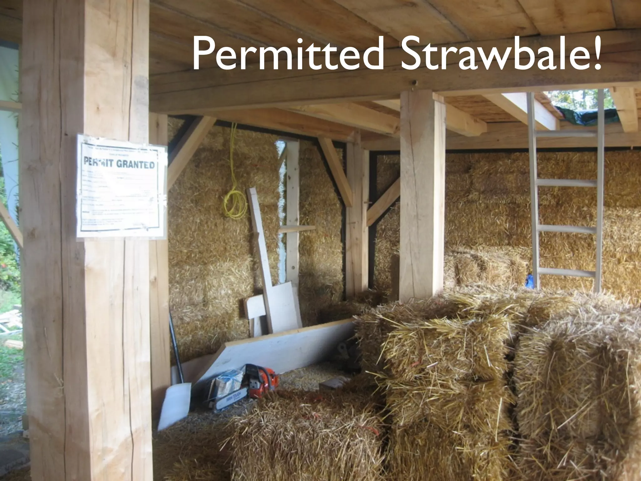 Permitted Strawbale!