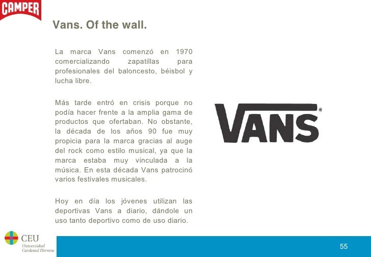 valores de vans valores de vans