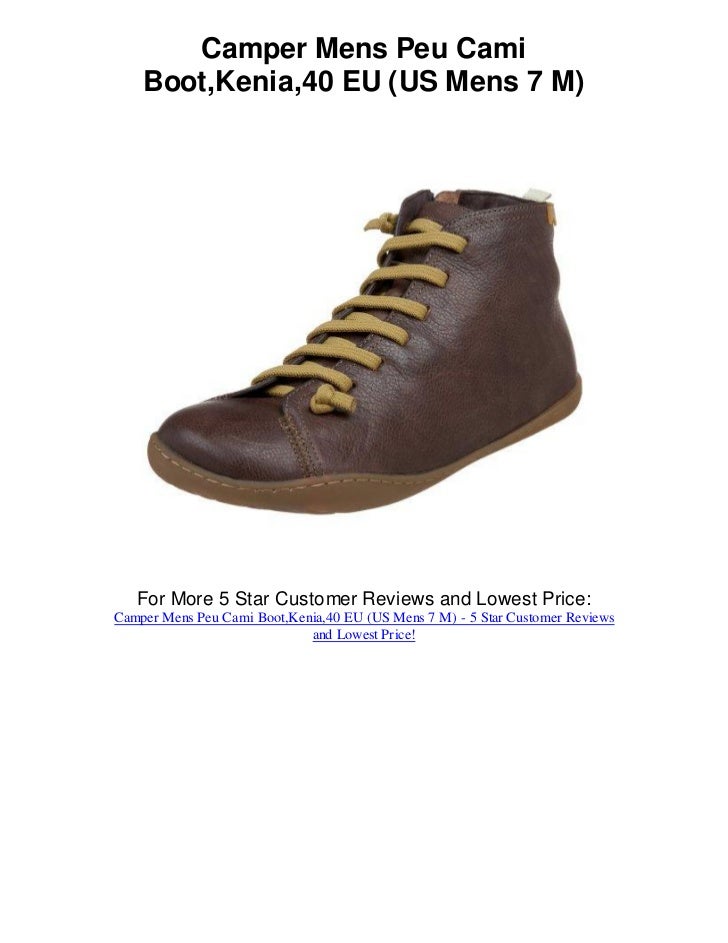 camper peu cami boot