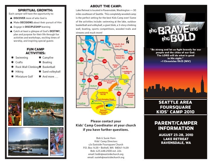 campers info brochure