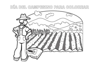 Campesinocolorear