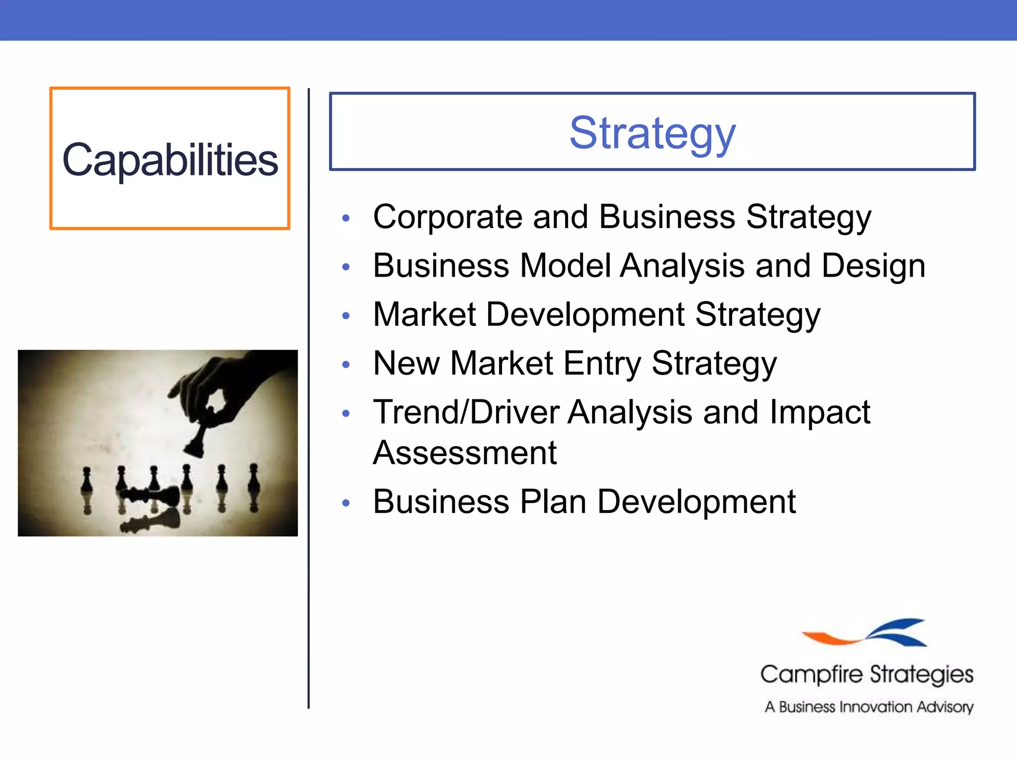 Analyze existing and emerging competitive landscapes