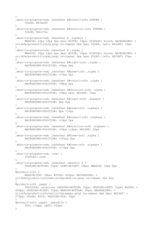 }
.what-is-glogster-edu .benefeat A#school-info STRONG {
      COLOR: #43d249
}
.what-is-glogster-edu .benefeat A#district-info STRONG {
      COLOR: #dcc53a
}
.what-is-glogster-edu .benefeat A .sipkaon {
      MARGIN: 12px 10px 0px 0px; WIDTH: 19px; DISPLAY: block; BACKGROUND: =
url(bfw/product2/sipky.png) no-repeat 0px 0px; FLOAT: left; HEIGHT: 10px
}
.what-is-glogster-edu .benefeat A .sipka {
      MARGIN: 10px 10px 0px 0px; WIDTH: 10px; DISPLAY: block; BACKGROUND: =
url(bfw/product2/sipky.png) no-repeat 0px 0px; FLOAT: left; HEIGHT: 25px
}
.what-is-glogster-edu .benefeat A#light-info .sipka {
      BACKGROUND-POSITION: -68px 0px
}
.what-is-glogster-edu .benefeat A#prem-info .sipka {
      BACKGROUND-POSITION: -37px 0px
}
.what-is-glogster-edu .benefeat A#school-info .sipka {
      BACKGROUND-POSITION: -48px 0px
}
.what-is-glogster-edu .benefeat A#district-info .sipka {
      BACKGROUND-POSITION: -58px 0px; HEIGHT: 25px
}
.what-is-glogster-edu .benefeat A#light-info .sipkaon {
      BACKGROUND-POSITION: 0px 0px
}
.what-is-glogster-edu .benefeat A#prem-info .sipkaon {
      BACKGROUND-POSITION: 0px -10px
}
.what-is-glogster-edu .benefeat A#school-info .sipkaon {
      BACKGROUND-POSITION: -19px 0px
}
.what-is-glogster-edu .benefeat A#district-info .sipkaon {
      BACKGROUND-POSITION: -19px -10px; HEIGHT: 25px
}
.what-is-glogster-edu .benefeat A#free-info .sipka {
      BACKGROUND-POSITION: -161px 0px
}
.what-is-glogster-edu .benefeat A#free-info .sipkaon {
      BACKGROUND-POSITION: -172px 0px
}
.what-is-glogster-edu .text {
      DISPLAY: none
}
.what-is-glogster-edu .benefeat .benefit P {
      PADDING-BOTTOM: 10px; LINE-HEIGHT: 18px; MARGIN: 10px 0px
}
#product-info {
      MARGIN-TOP: 30px; WIDTH: 960px; BACKGROUND: =
url(bfw/product-information/bg-what-is.png) no-repeat 0px 0px
}
#product-info .paper {
      POSITION: relative; PADDING-BOTTOM: 30px; PADDING-LEFT: 25px; WIDTH: =
400px; PADDING-RIGHT: 25px; MARGIN-BOTTOM: 30px; BACKGROUND: =
url(bfw/product-information/bg-paper.png) no-repeat 0px 0px; HEIGHT: =
272px; COLOR: #fff; PADDING-TOP: 30px
}
#product-info .paper .spendlik {
      TOP: -15px; LEFT: 200px
}
 