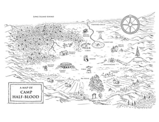Map of Camp Half Blood | Postcard