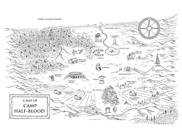 Camp Half Blood Camp Map