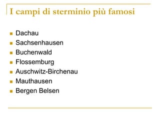Campi di concentramento | PPT