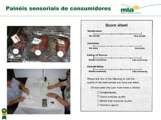 Painéis sensoriais de consumidores 