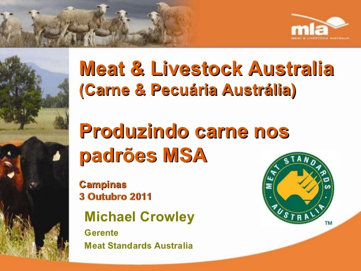 MLA Meat Standards Australia (MLA)