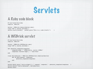 Camping: Going off the Rails with Ruby