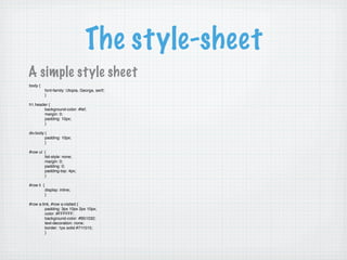 Camping: Going off the Rails with Ruby