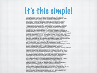 Camping: Going off the Rails with Ruby