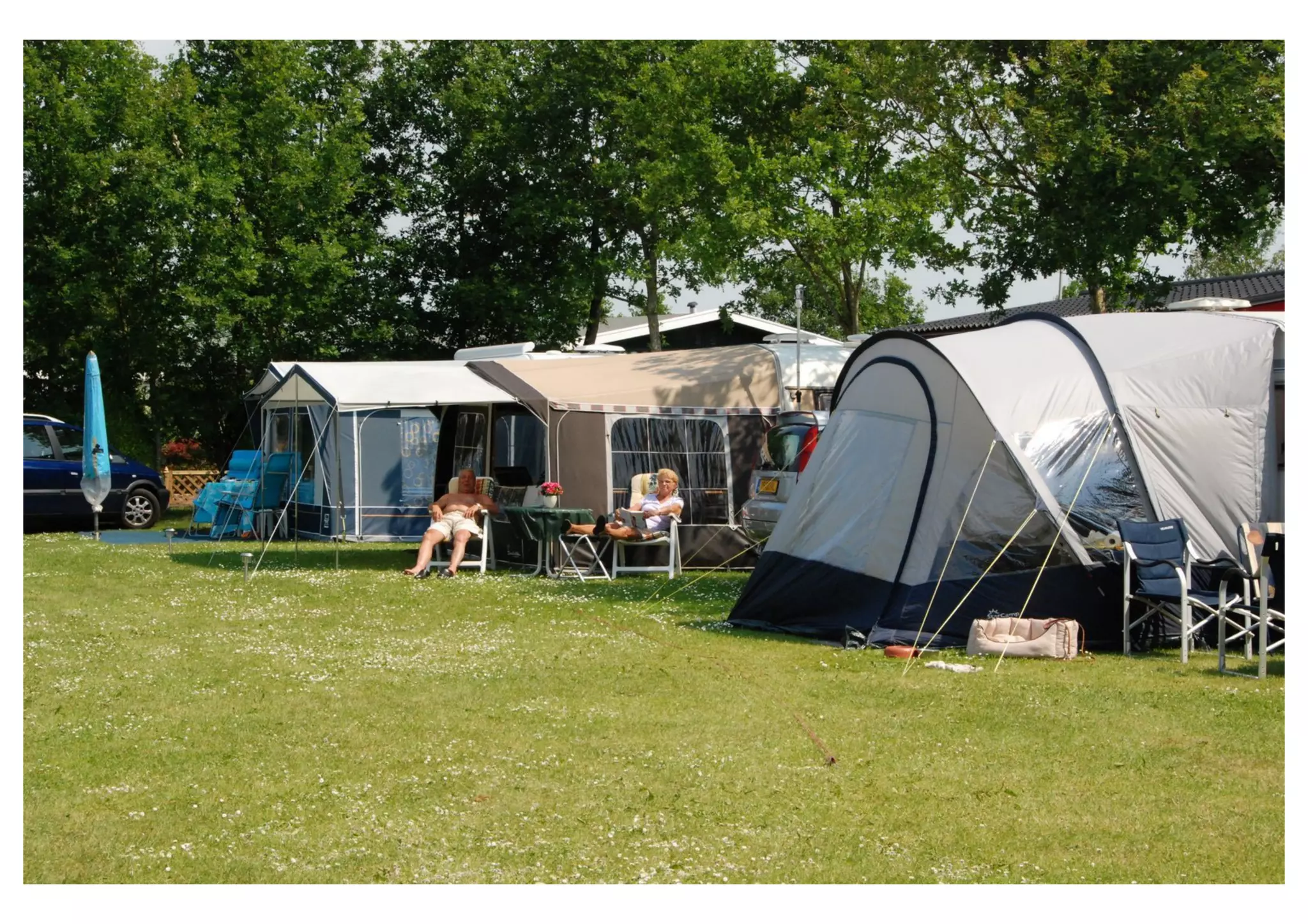 Camping aan meer Nederland