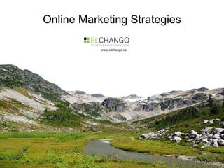 Online Marketing Strategies www.elchango.ca 