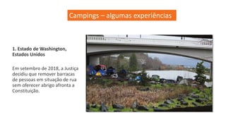 Campings – algumas experiências
 